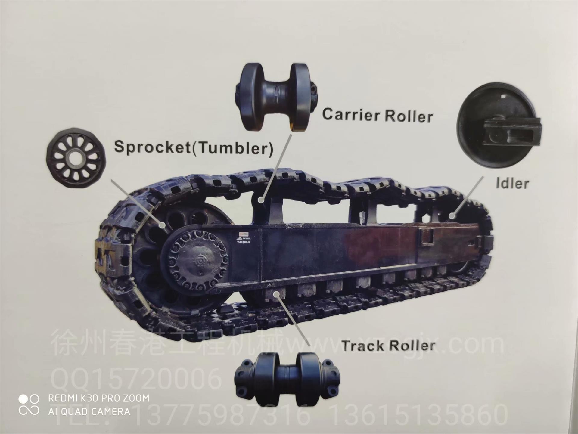 TRACK  ROLLER 大型工程机械支重轮，拖链轮，引导轮供应商