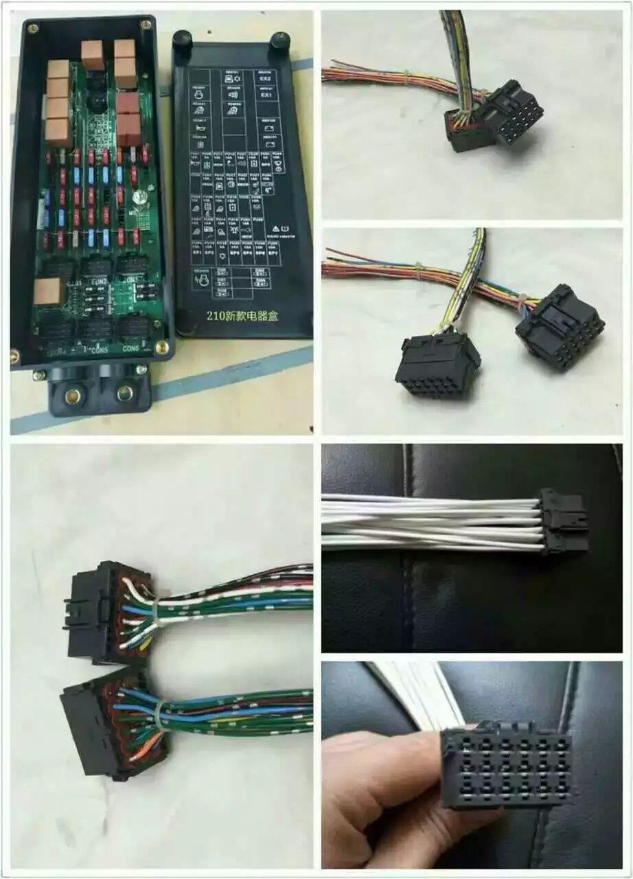 沃尔沃挖机保险盒